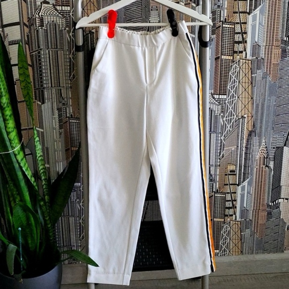 Zara Pants with Side Stripe